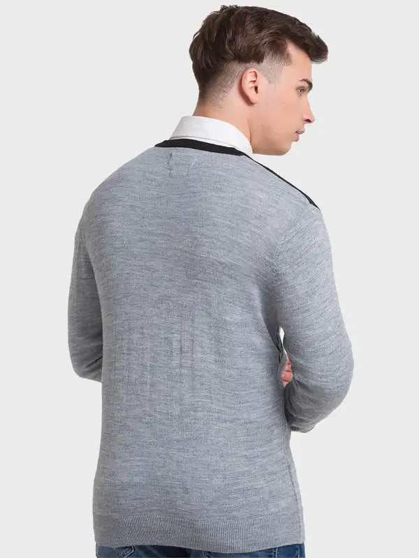 Men Classic Fit Navy Winter Wear