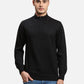 Colorplus Men Blue Solid Regular Fit Silk Blend Full Sleeve V Neck Sweaters