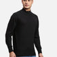 Colorplus Men Blue Solid Regular Fit Silk Blend Full Sleeve V Neck Sweaters