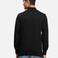 Colorplus Men Blue Solid Regular Fit Silk Blend Full Sleeve V Neck Sweaters