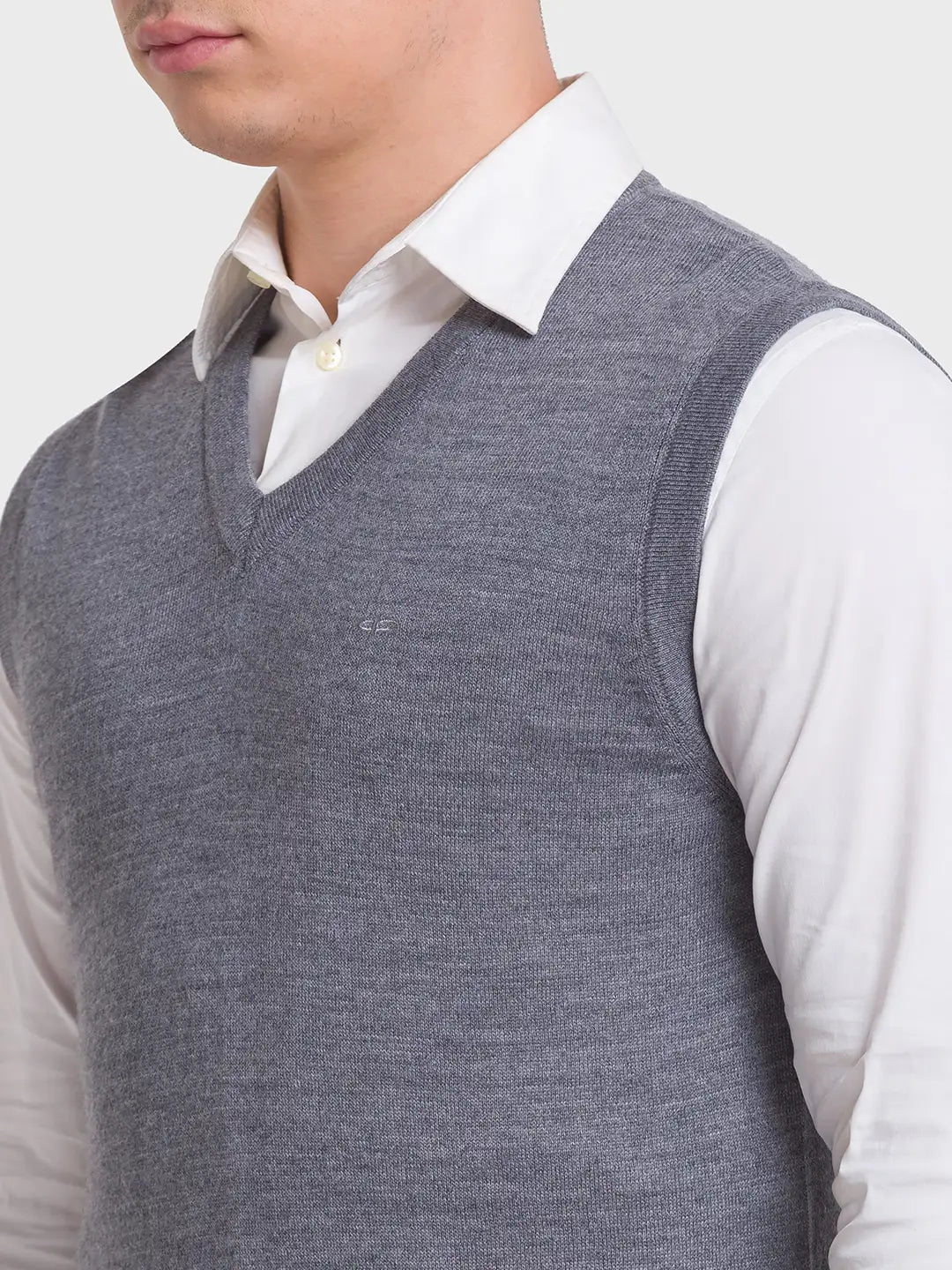 Men Regular Fit Black Sweater