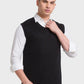 Men Regular Fit Green Sweater