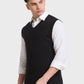 Men Regular Fit Green Sweater