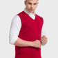 Men Regular Fit Violet Sweater