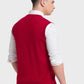Men Regular Fit Violet Sweater
