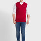 Men Regular Fit Violet Sweater