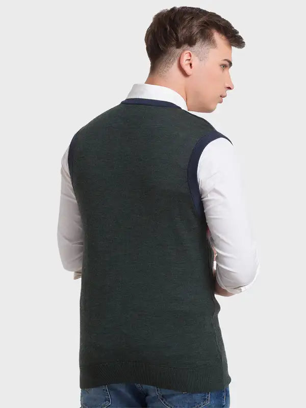 Men Classic Fit Black Winter Wear