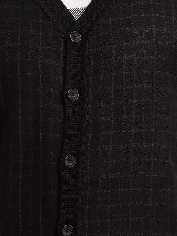 Men Classic Fit Khaki Winter Wear