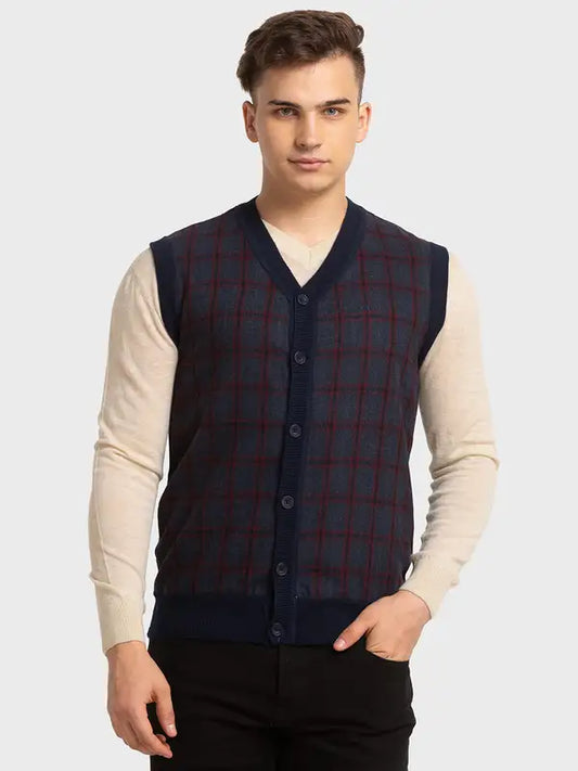 Men Classic Fit Grey Winter Wear