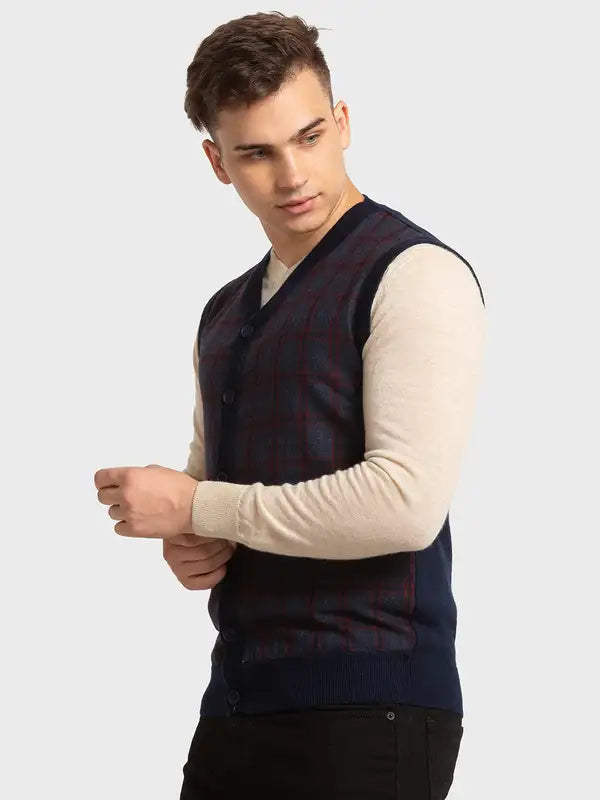 Men Classic Fit Grey Winter Wear