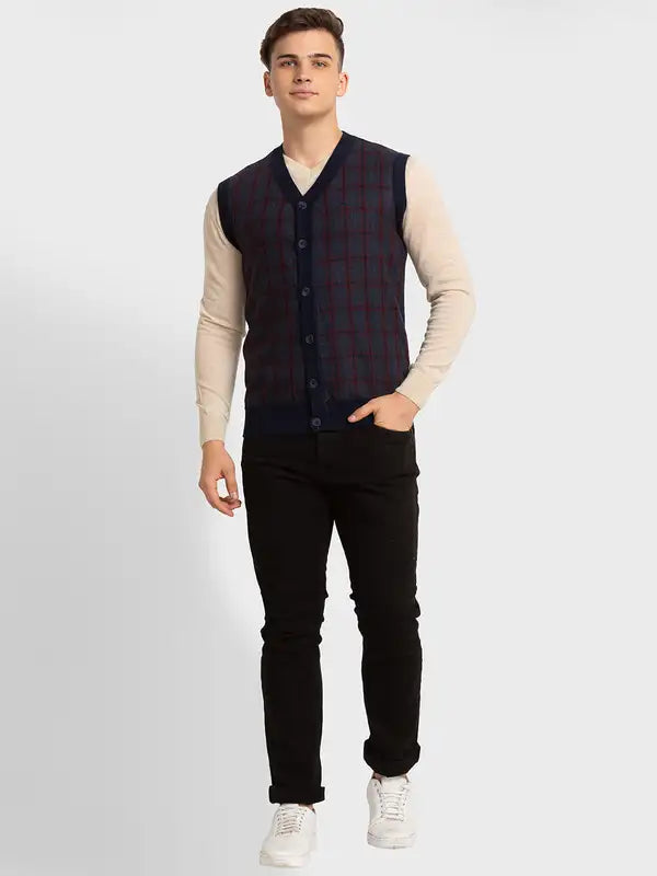 Men Classic Fit Grey Winter Wear