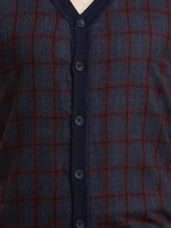 Men Classic Fit Grey Winter Wear