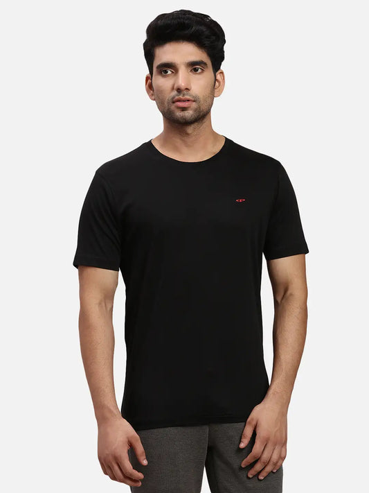 ColorPlus Regular Fit Solid Light Blue T-Shirt
