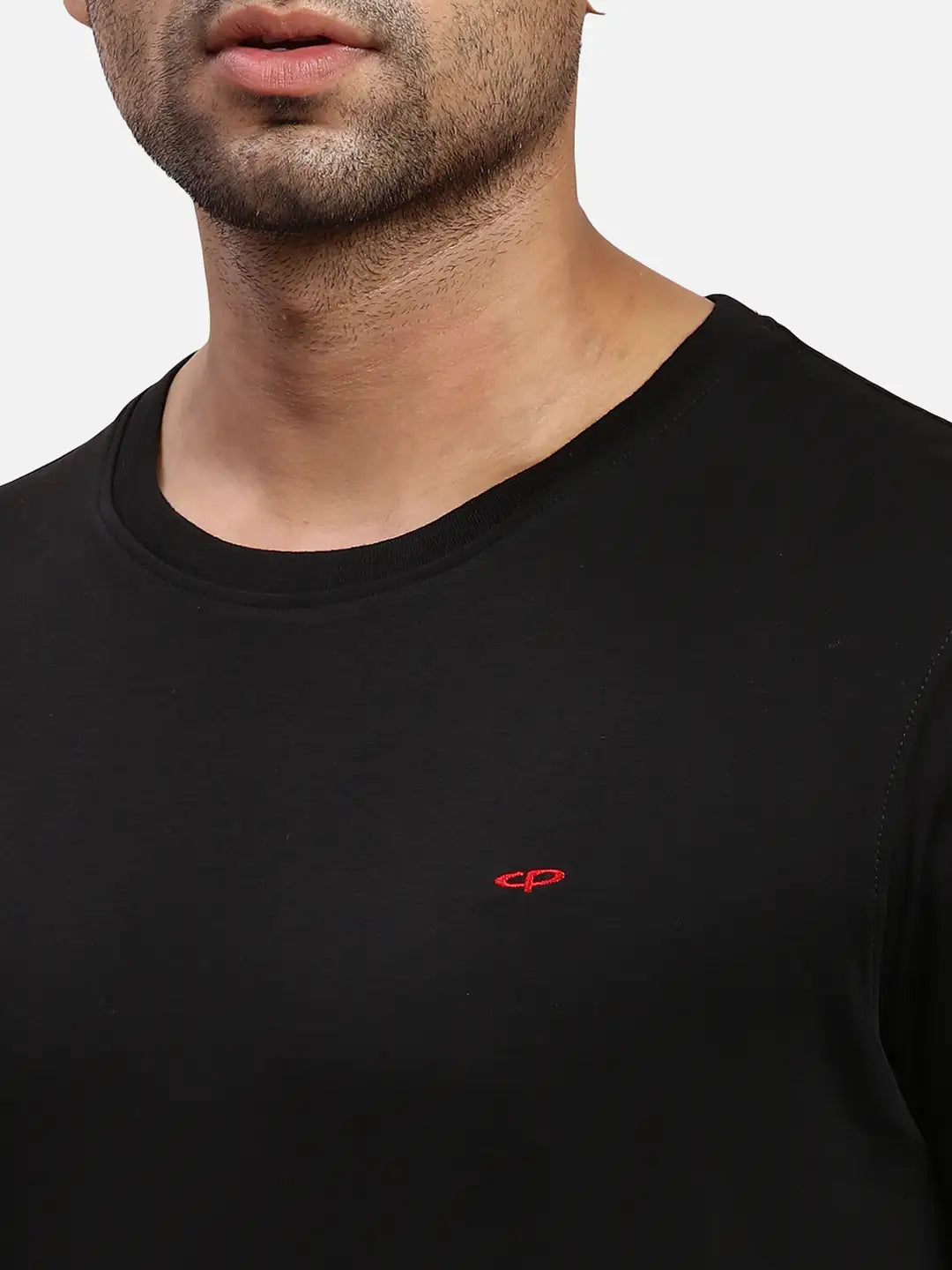 ColorPlus Regular Fit Solid Light Blue T-Shirt