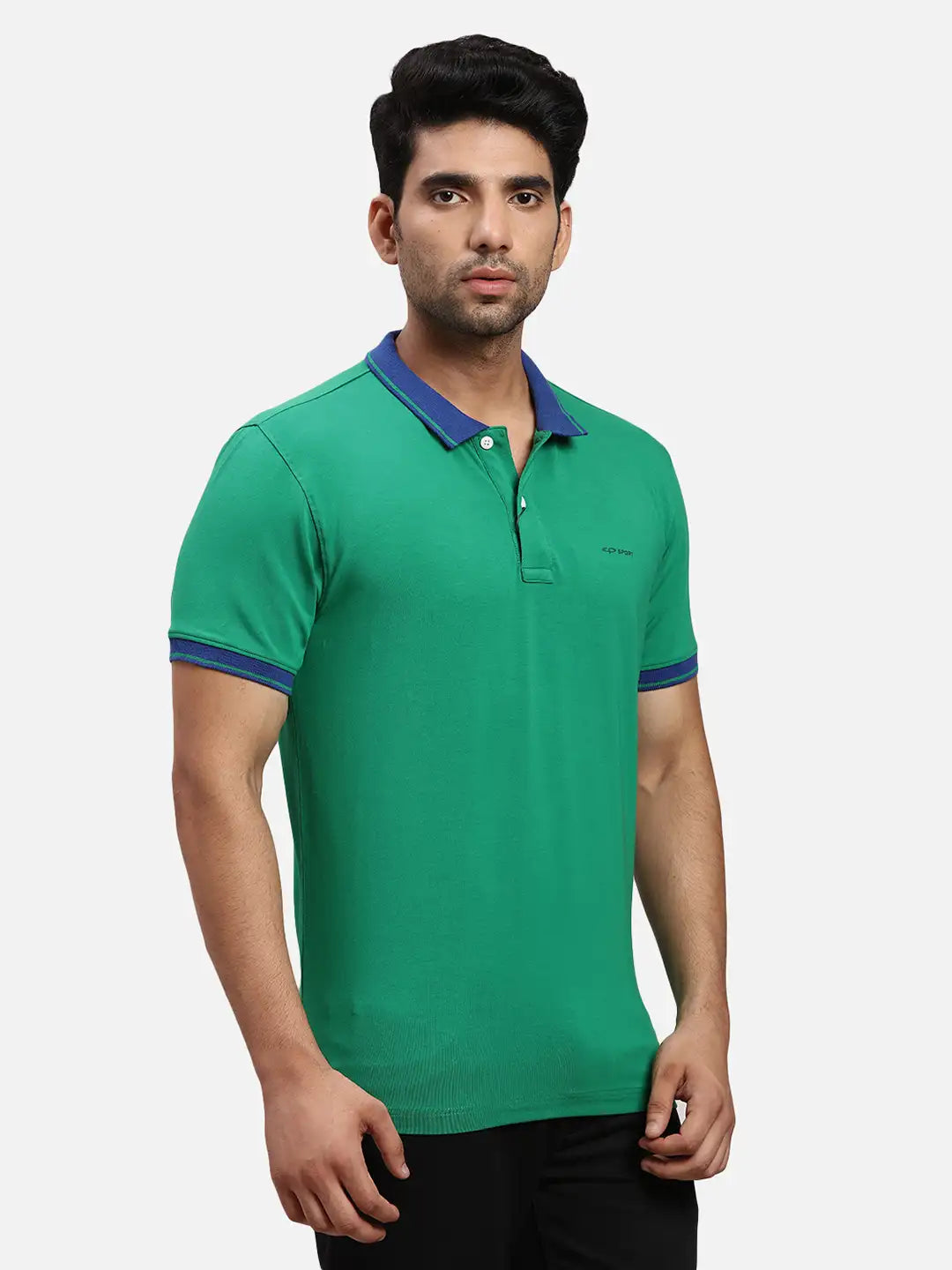ColorPlus Regular Fit Solid Medium Red T-Shirt
