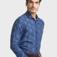 Men Slim Fit Medium Blue Sweatshirt