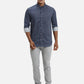 ColorPlus Regular Fit Printed Medium Orange Shirt