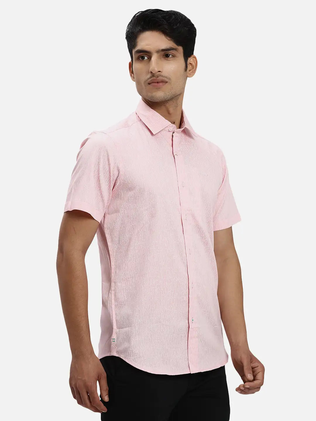 ColorPlus Regular Fit Striped White Shirt