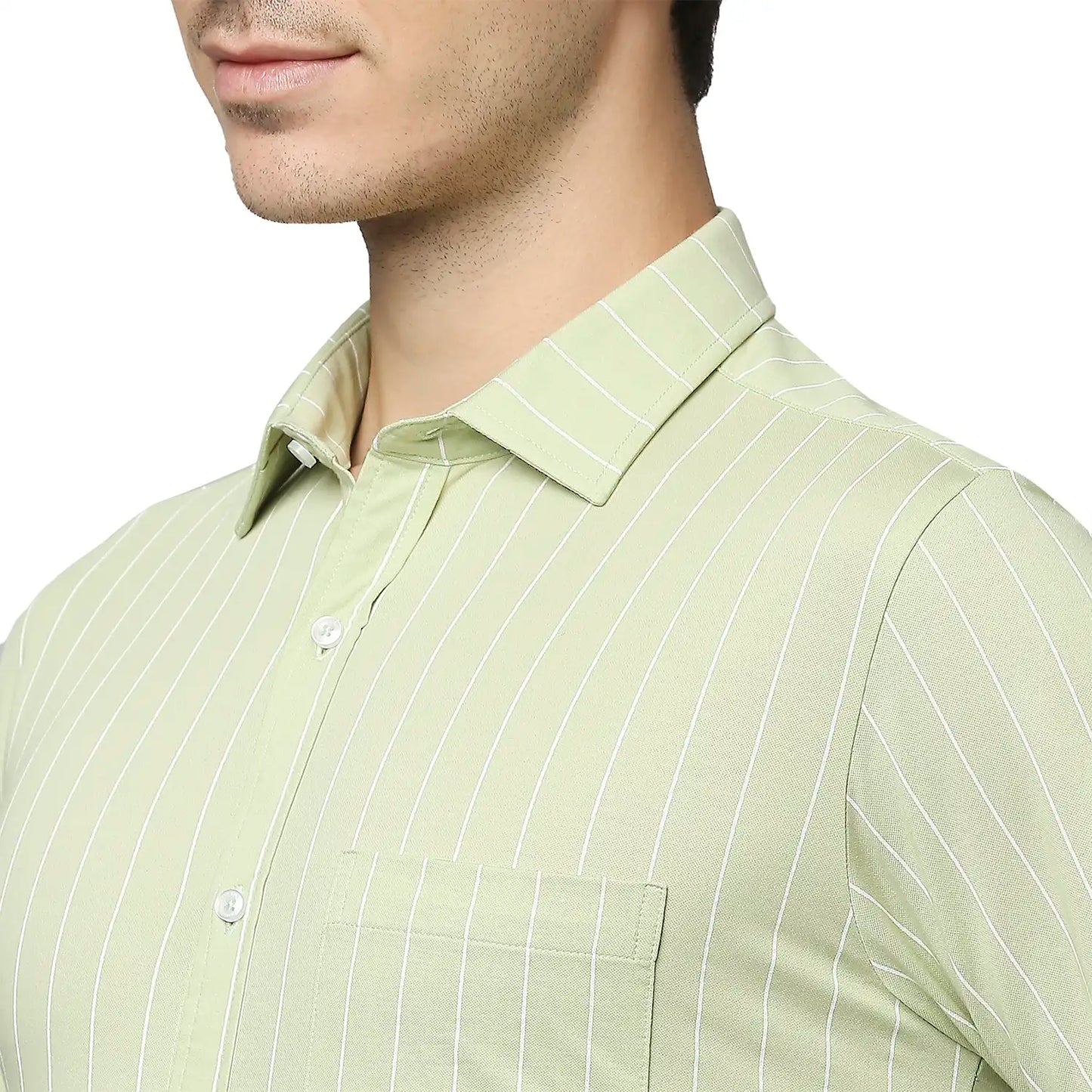 Men Slim Fit Dark Blue Shirt