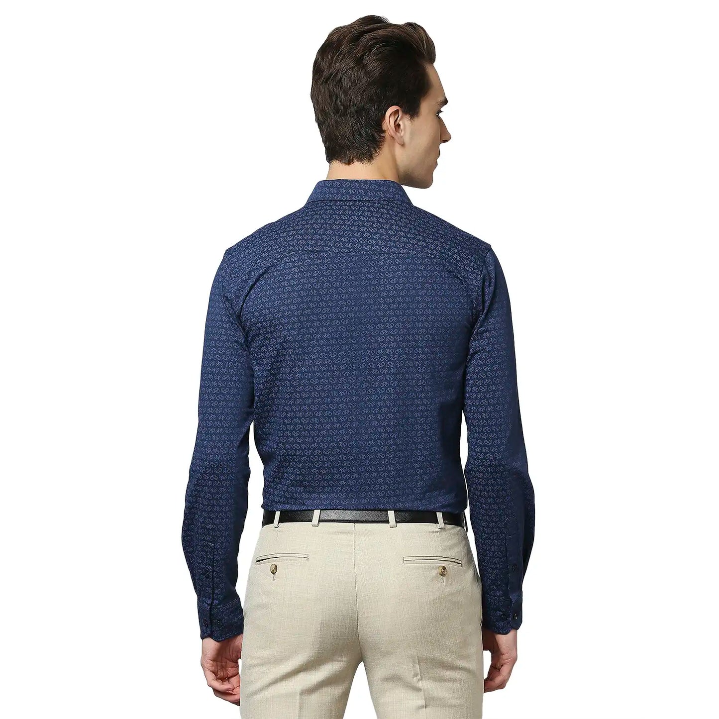 Men Slim Fit Black Shirt