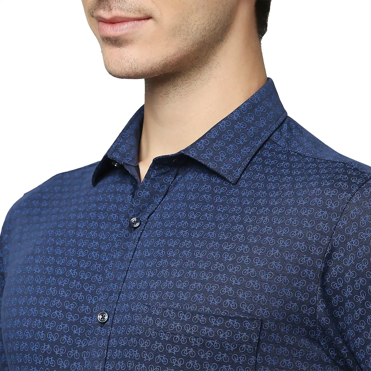 Men Slim Fit Black Shirt
