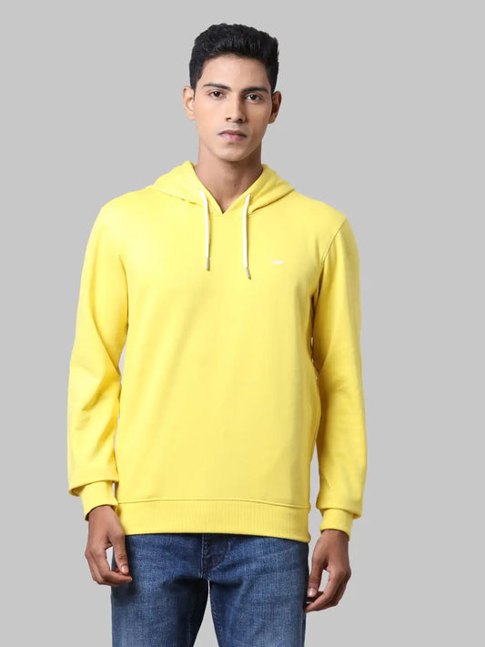 Men Slim Fit Black Sweatshirt