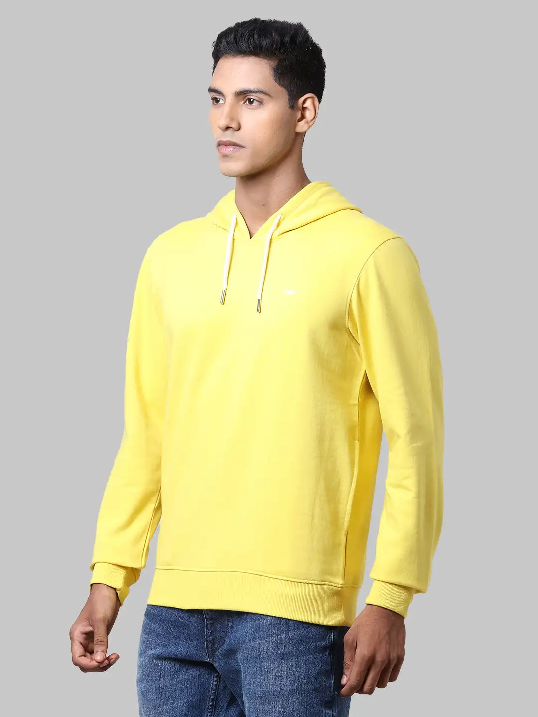 Men Slim Fit Black Sweatshirt