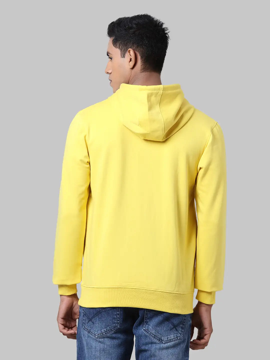 Men Slim Fit Black Sweatshirt