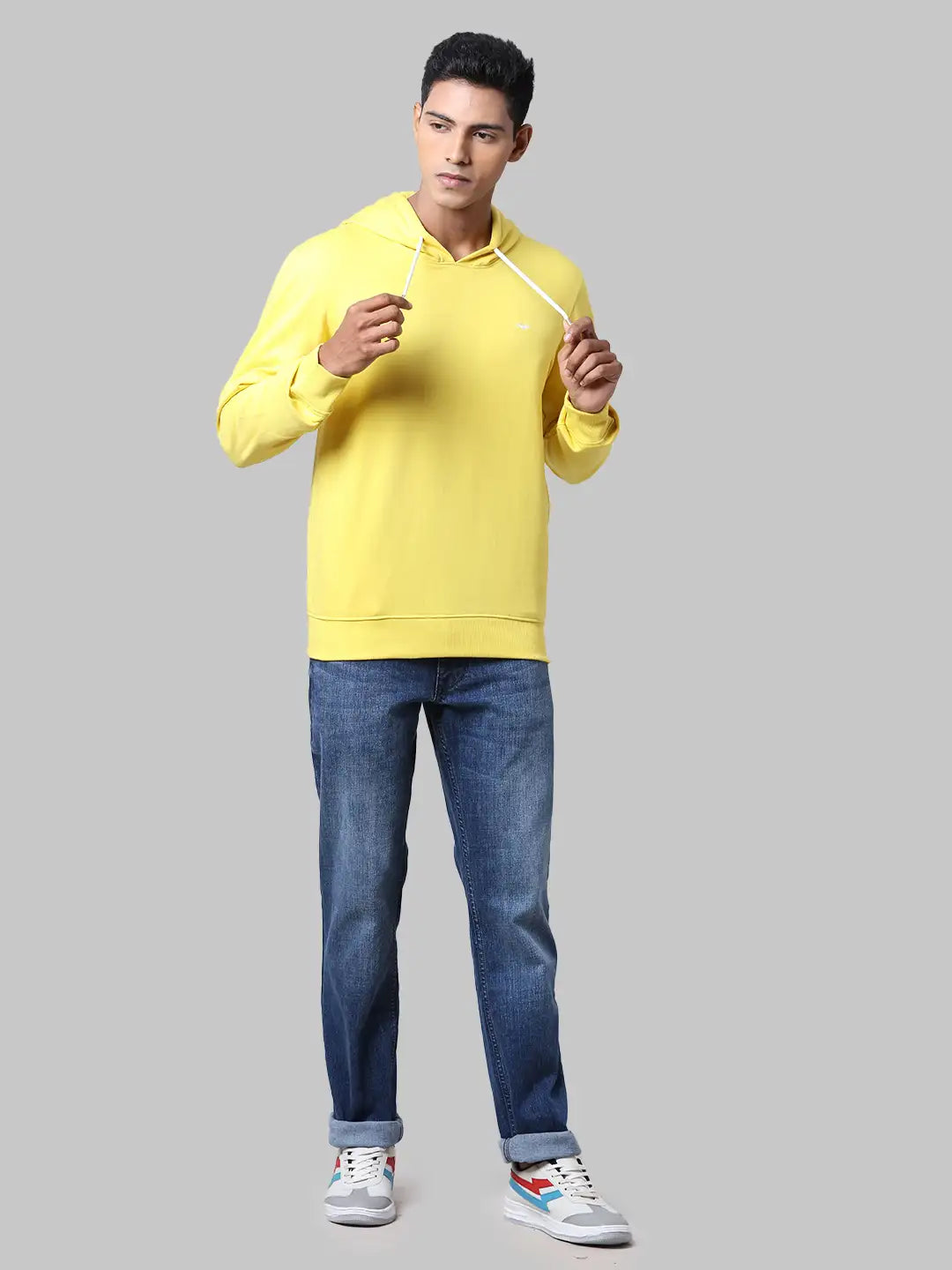 Men Slim Fit Black Sweatshirt