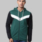 Men Slim Fit Green Sweatshirt