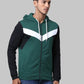 Men Slim Fit Green Sweatshirt