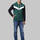 Men Slim Fit Green Sweatshirt
