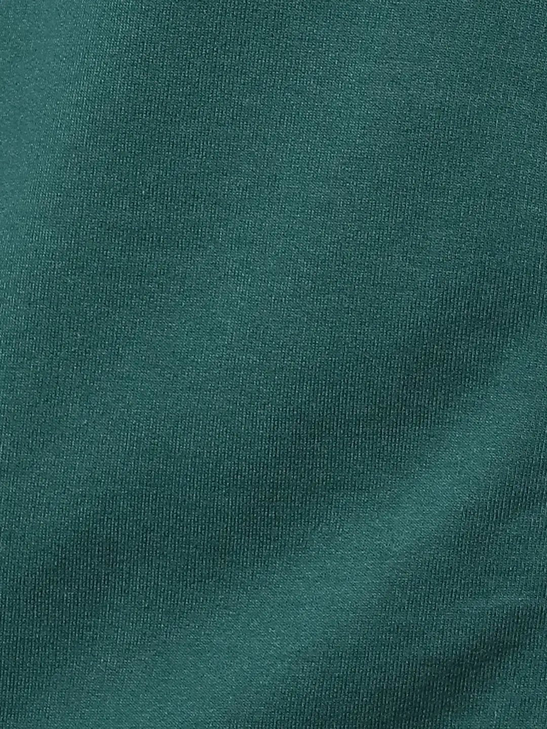 Men Slim Fit Green Sweatshirt