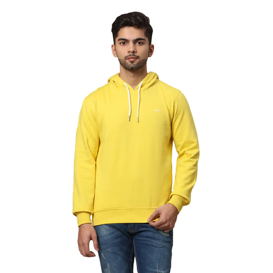 Men Slim Fit Green Sweatshirt