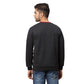 Men Slim Fit Black Sweatshirt