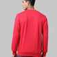 Men Slim Fit Orange Sweatshirt