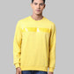 Men Slim Fit Grey Sweatshirt
