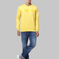 Men Slim Fit Grey Sweatshirt