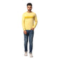 Men Slim Fit Blue Sweatshirt