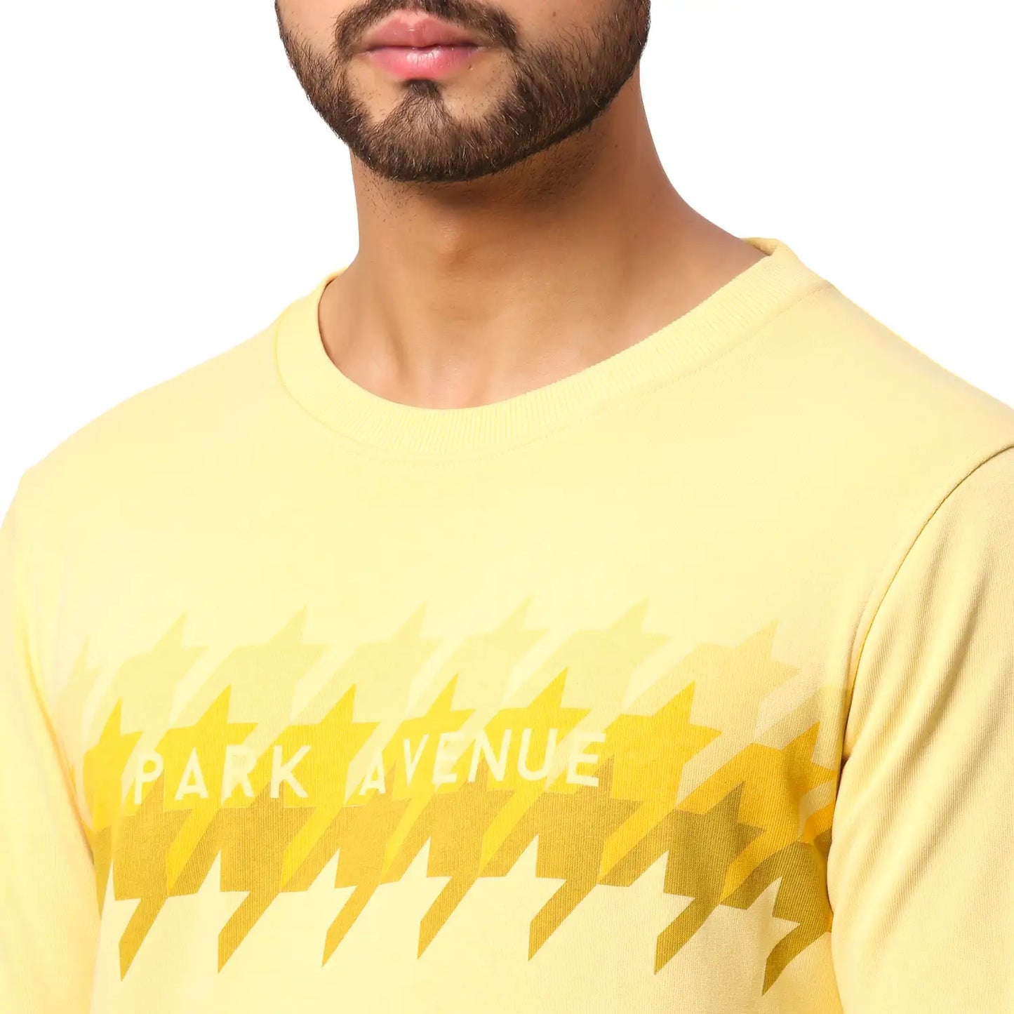 Men Slim Fit Blue Sweatshirt