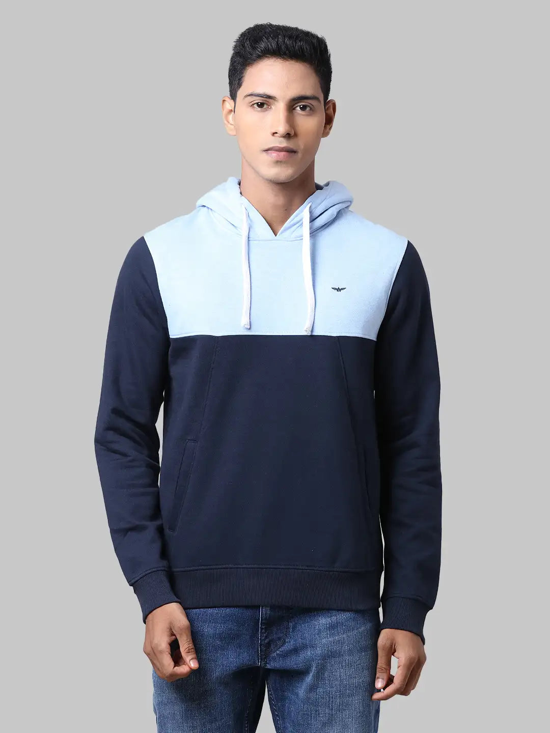 Men Slim Fit Green Sweatshirt