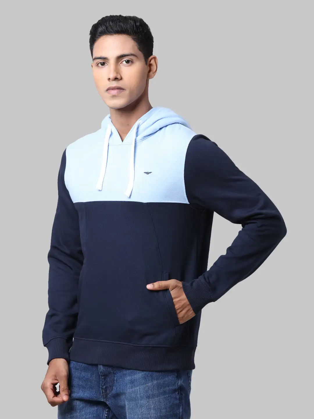 Men Slim Fit Green Sweatshirt