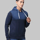 Men Slim Fit Orange Sweatshirt