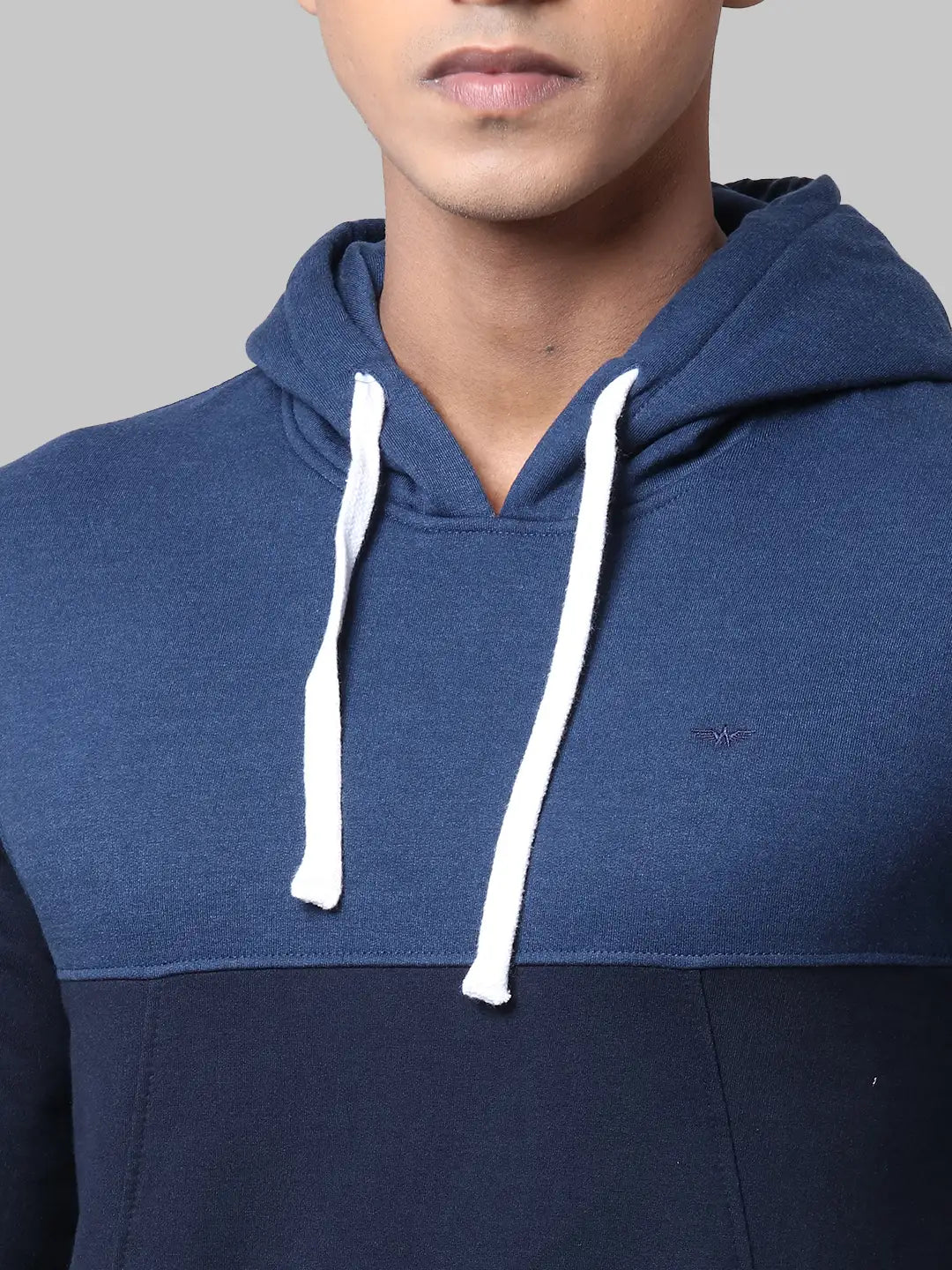 Men Slim Fit Orange Sweatshirt