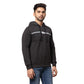 Men Slim Fit Green Sweatshirt