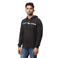 Men Slim Fit Green Sweatshirt