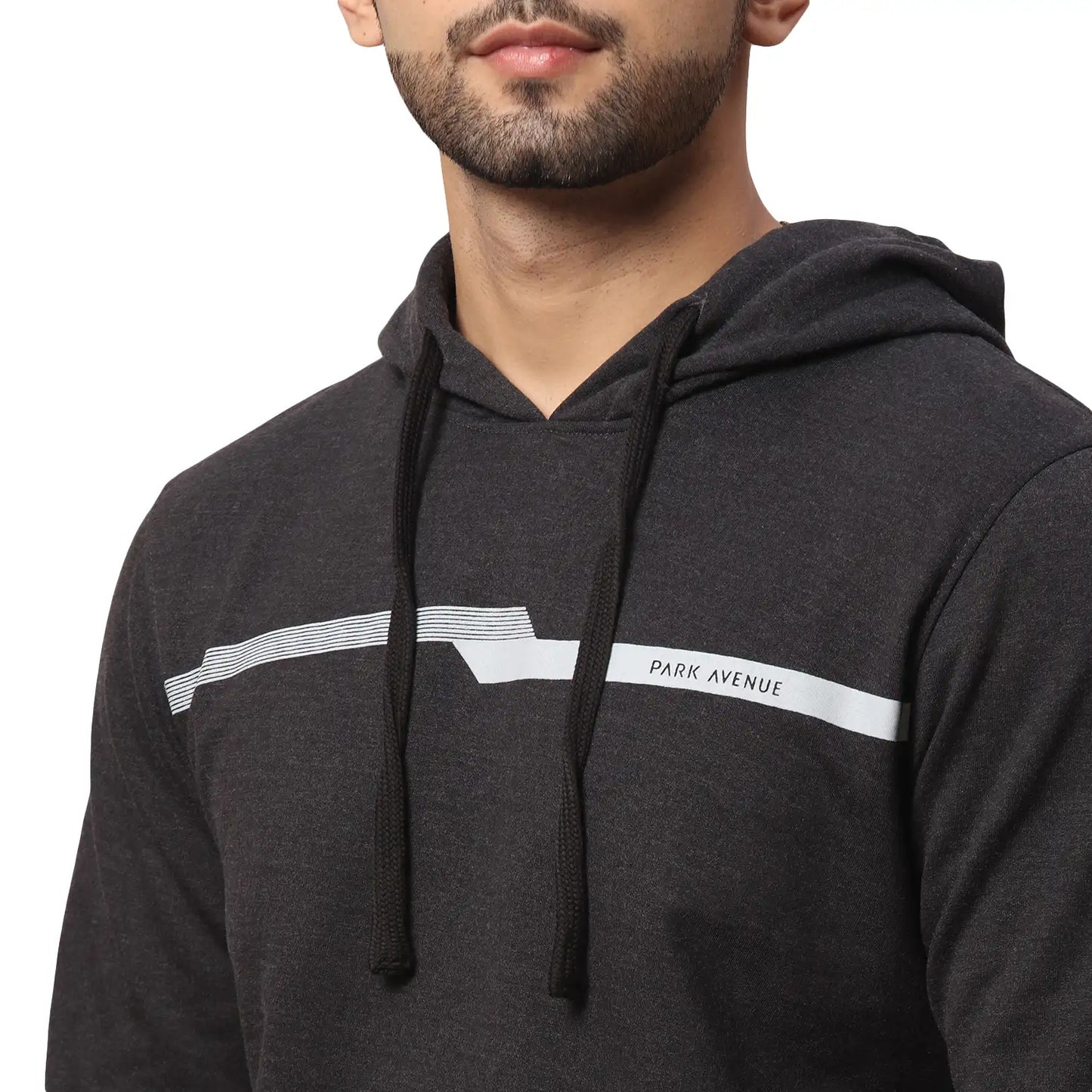 Men Slim Fit Green Sweatshirt