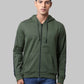 Men Slim Fit Green Sweatshirt
