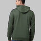 Men Slim Fit Green Sweatshirt