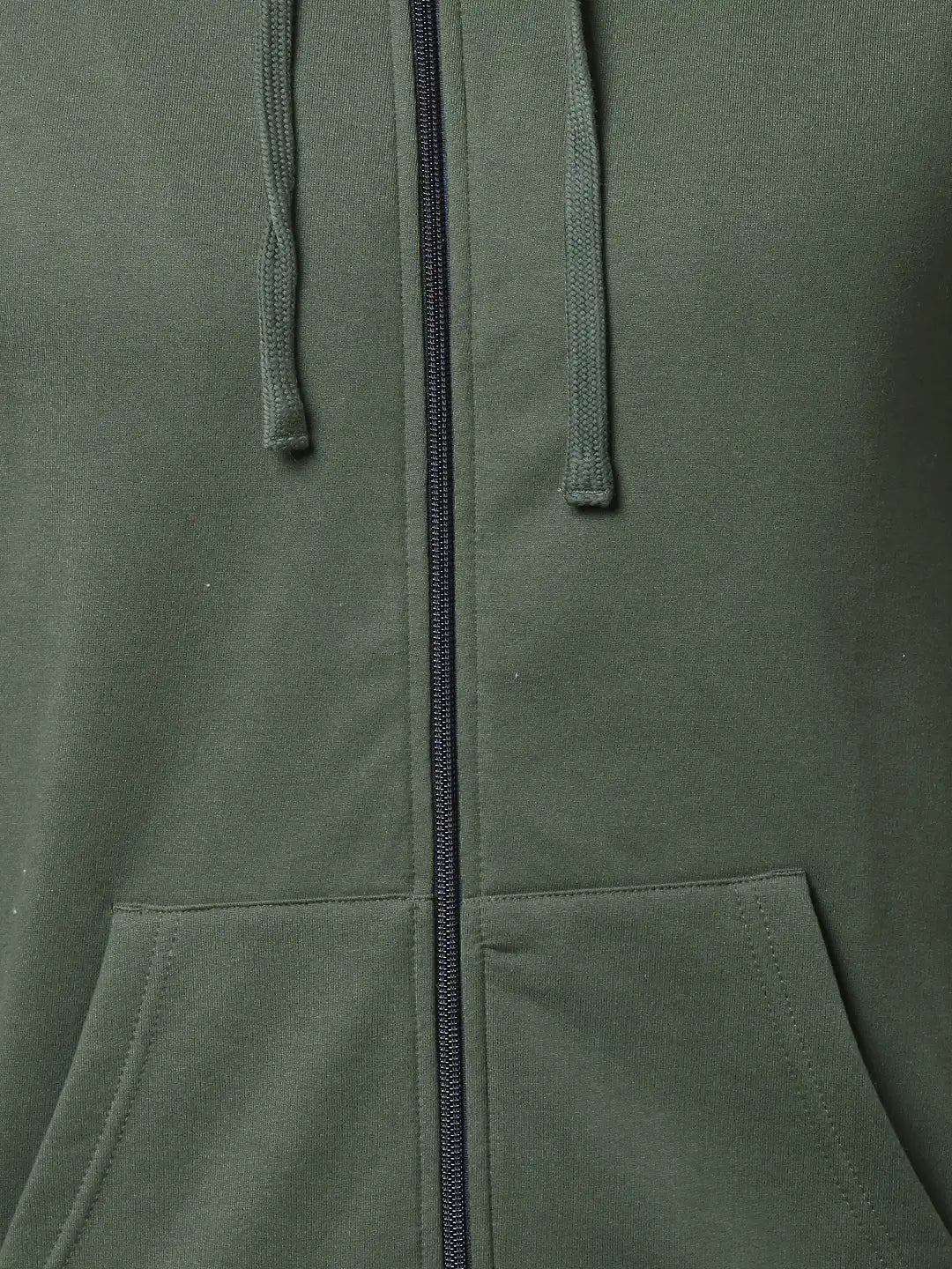 Men Slim Fit Green Sweatshirt
